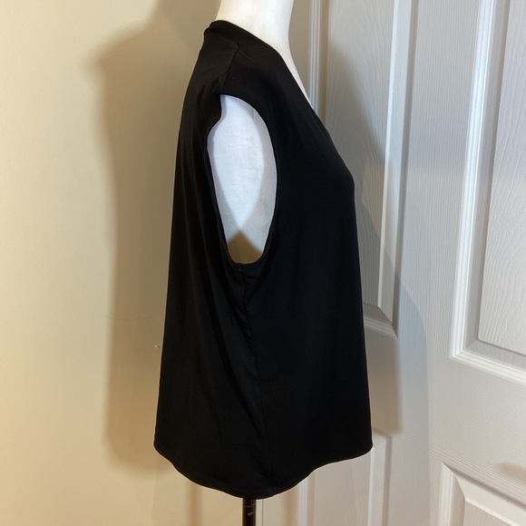 ALLISON DALEY | Size PL | black sleeveless blouse - Picture 2 of 7